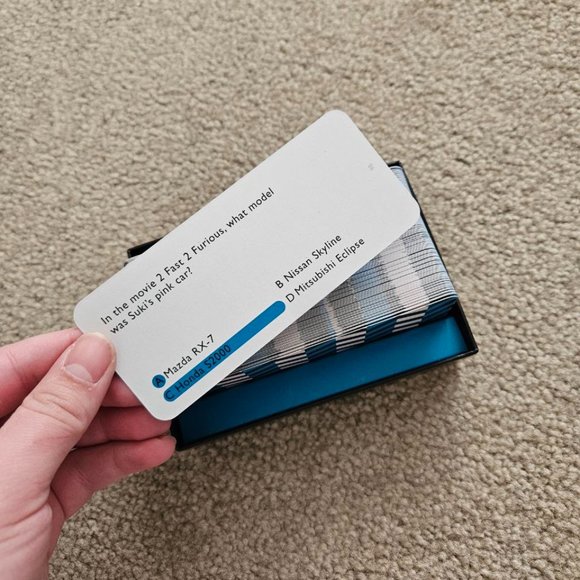 Ridley’s Car Buff Trivia Card Game Car Quiz Game for Kids and Adults – 2+ Player - Picture 3 of 5